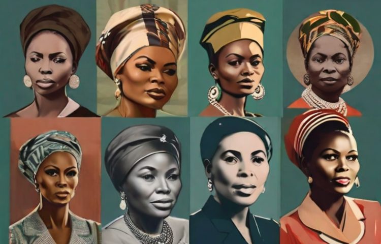 Image of African female icons in 1962_the Pan-African Women Network