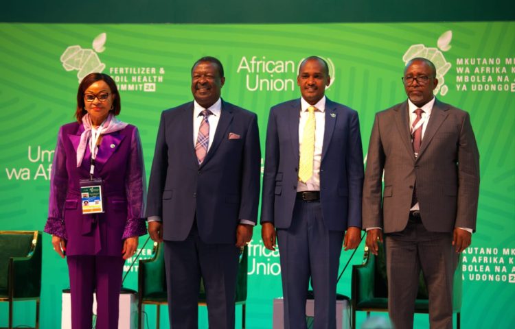Dignitaries at the Africa Fertilizer and Soil Health Summit